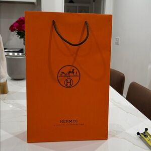 Hermes shopping bag new